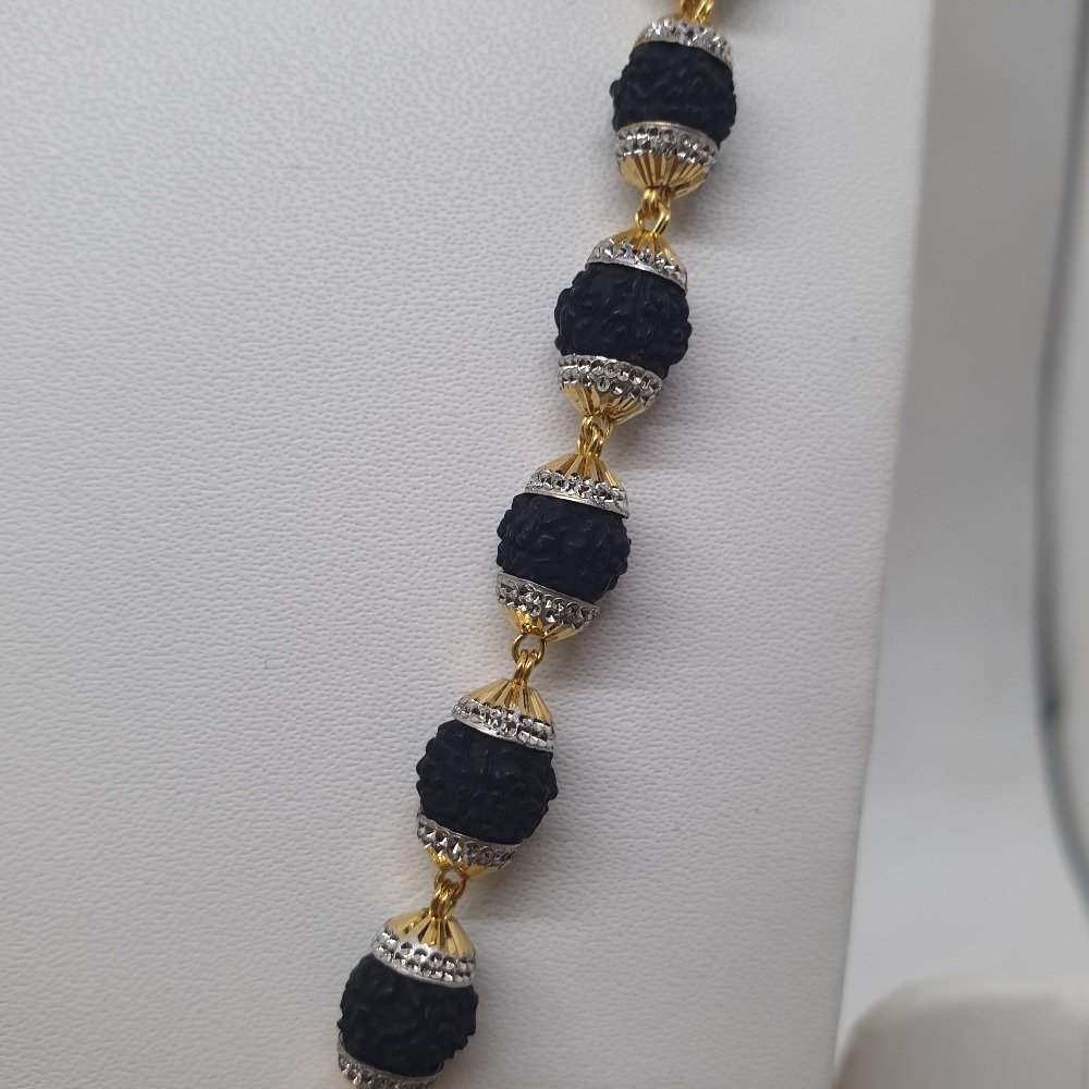 Rudraksh Mala Black RMG-0017 Gross Weight-27.780 Net Weight-22.390