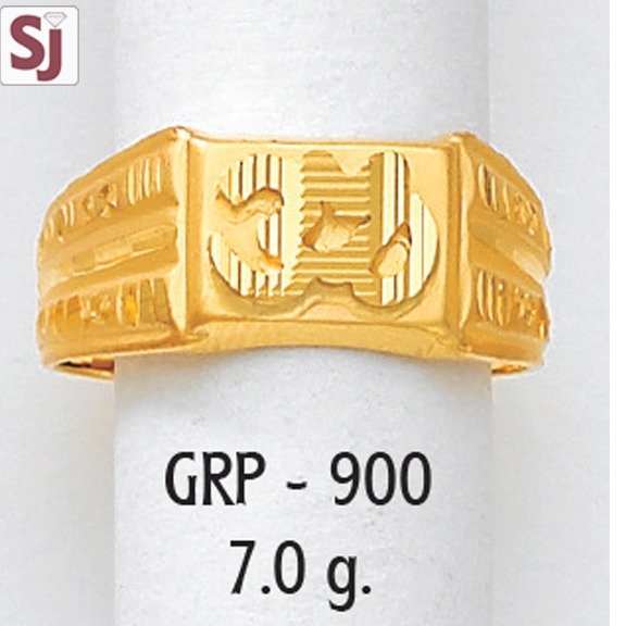Om Gents Ring Plain GRP-900