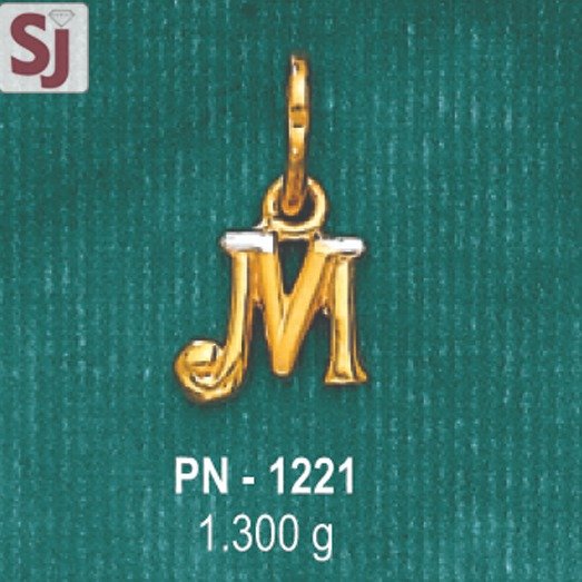 Alphabet Pendant PN-1221