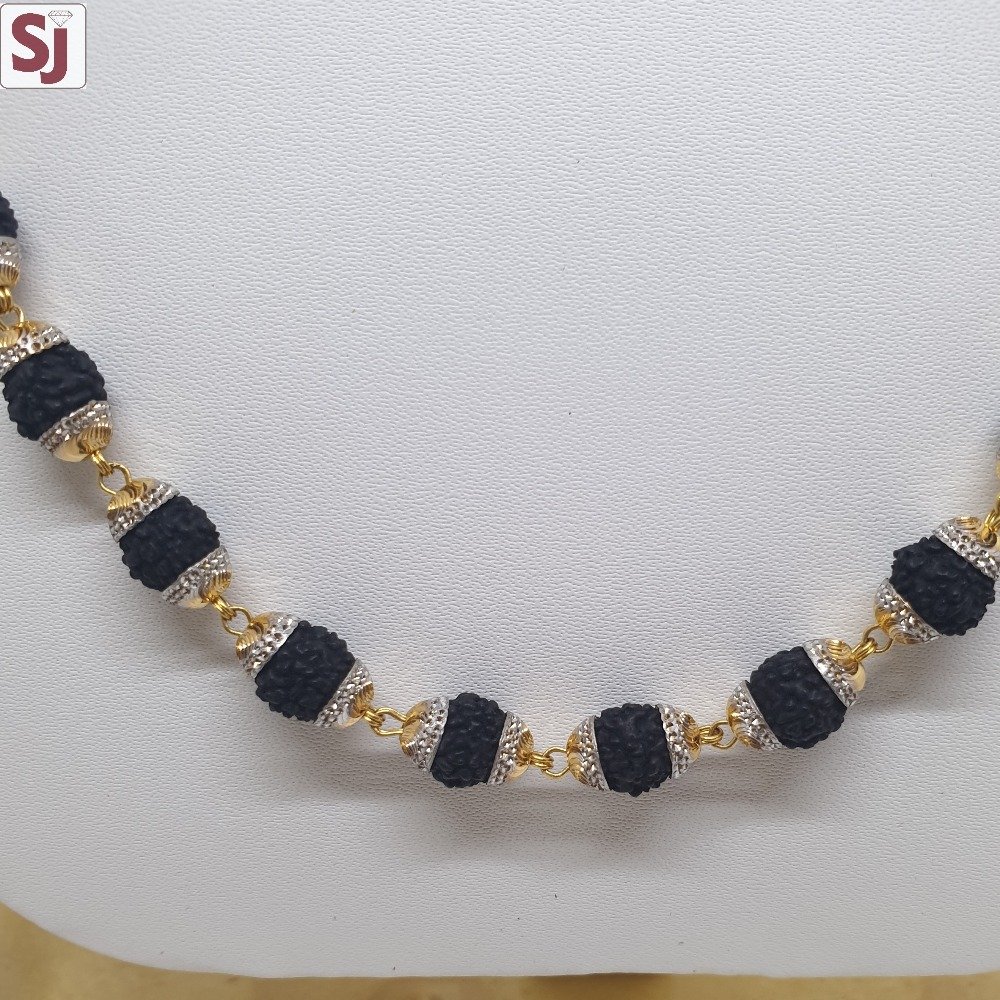 Rudraksh Mala Black RMG-0002 Gross Weight-29.460 Net Weight-23.220