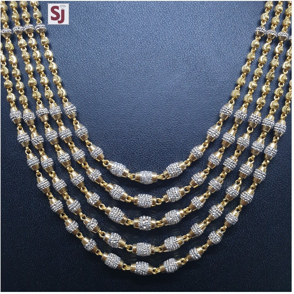 5 Line Fancy Vertical Mala VMG-0008 Net Weight-45.020
