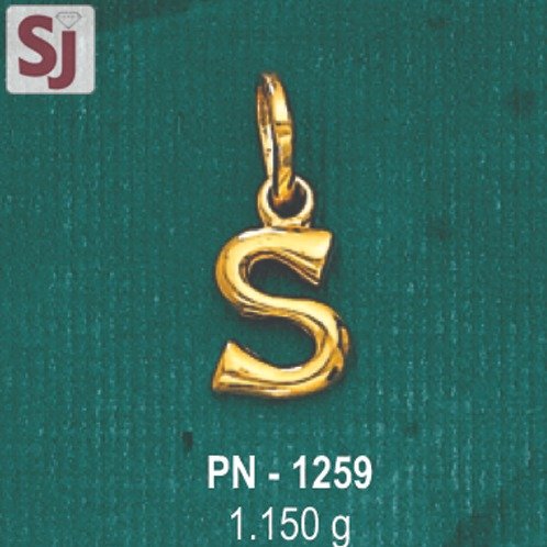 Letter Pendant PN-1259