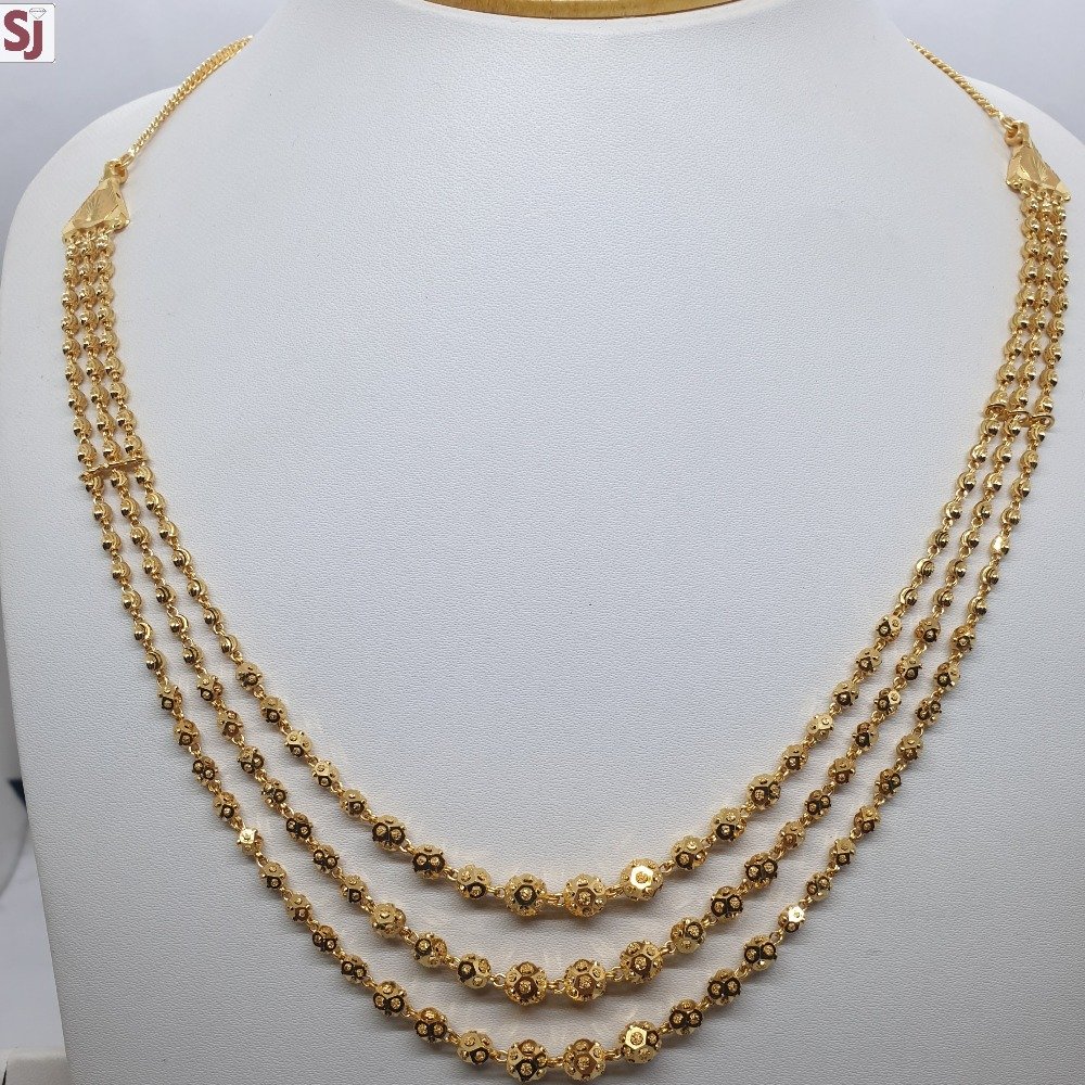 3 Line Football Cut Vertical Mala VMG-0146 Net Weight-28.010