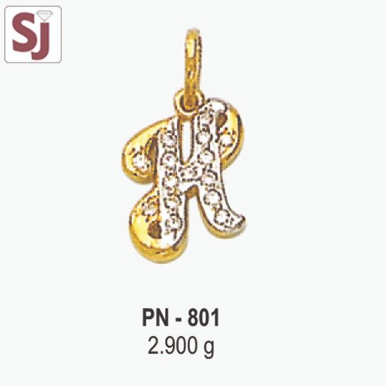 Alphabet Pendant PN-K-801
