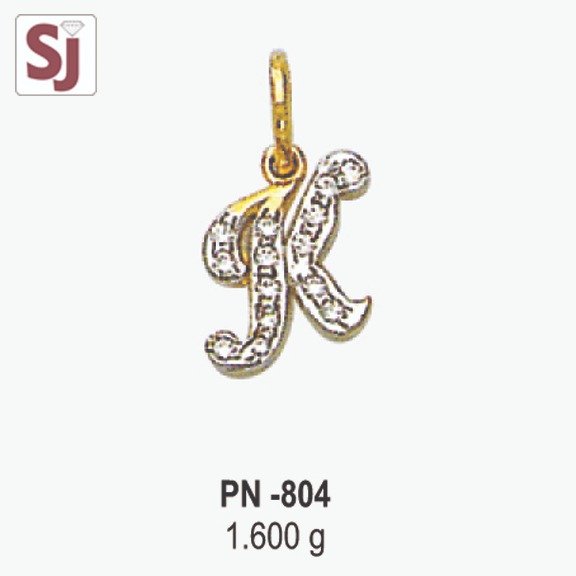 Alphabet Pendant PN-K-804