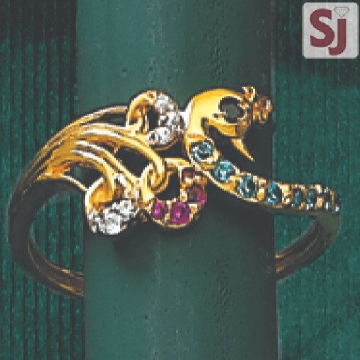 Peacock Ladies ring diamond lrd-4549