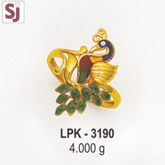 Peacock Ladies Ring Plain LPK-3190