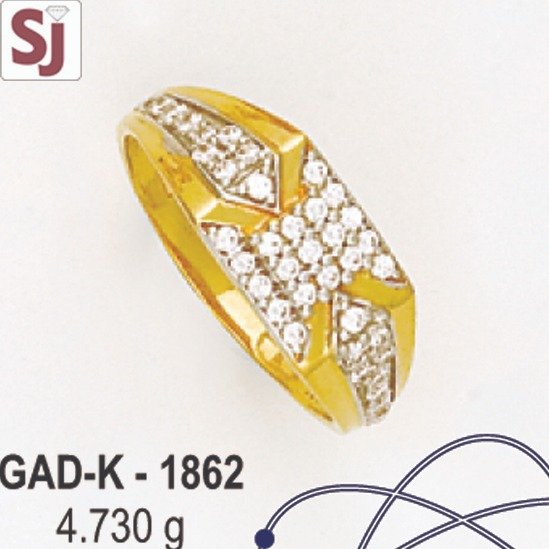 gents ring diamond GAD-K-1862