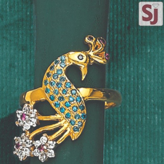 Peacock Ladies Ring Diamond LRD-4615