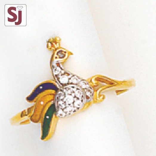 Peacock Ladies Ring Diamond LAD-K-4992