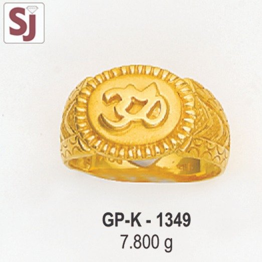 Om Gents Ring Plain GP-K-1349