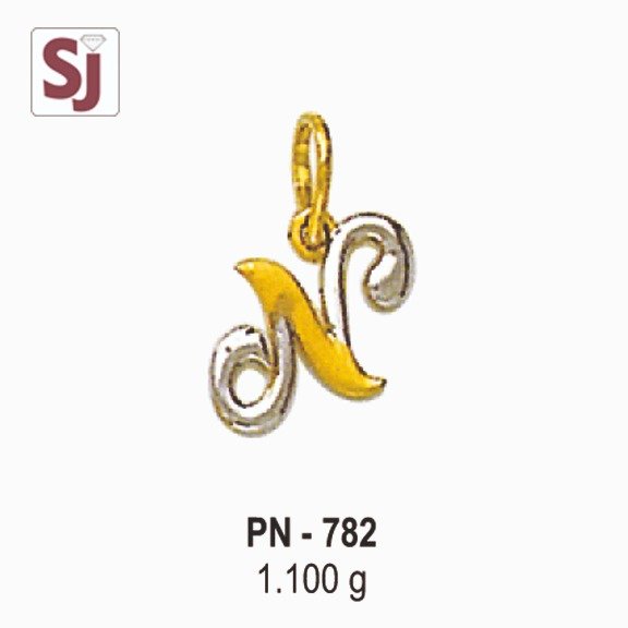Alphabet Pendant PN-K-782