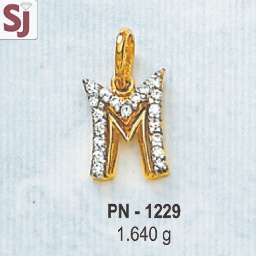 Alphabet pendant pn-1229