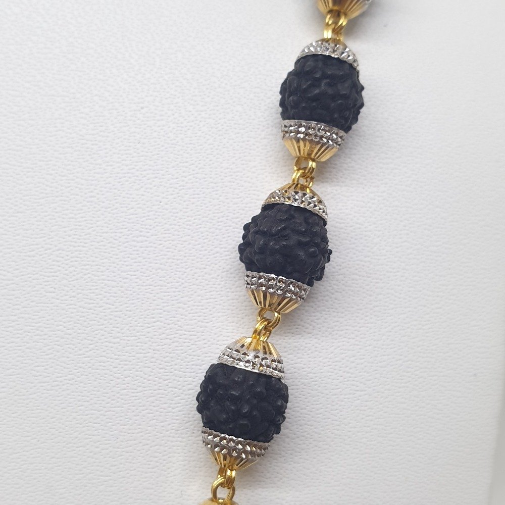 Rudraksh Mala Black RMG-0001 Gross Weight-30.090 Net Weight-22.880