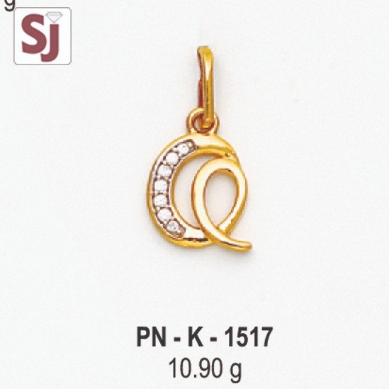 Alphabet Pendant PN-K-1517
