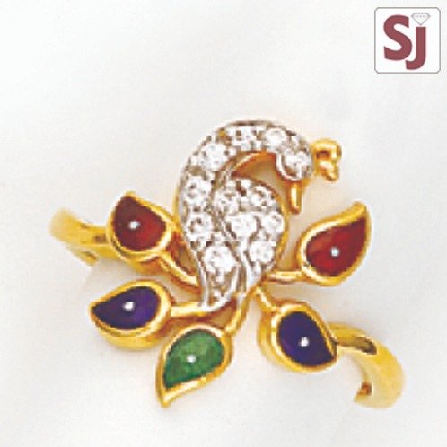 Peacock Ladies Ring Diamond LAD-K-4996