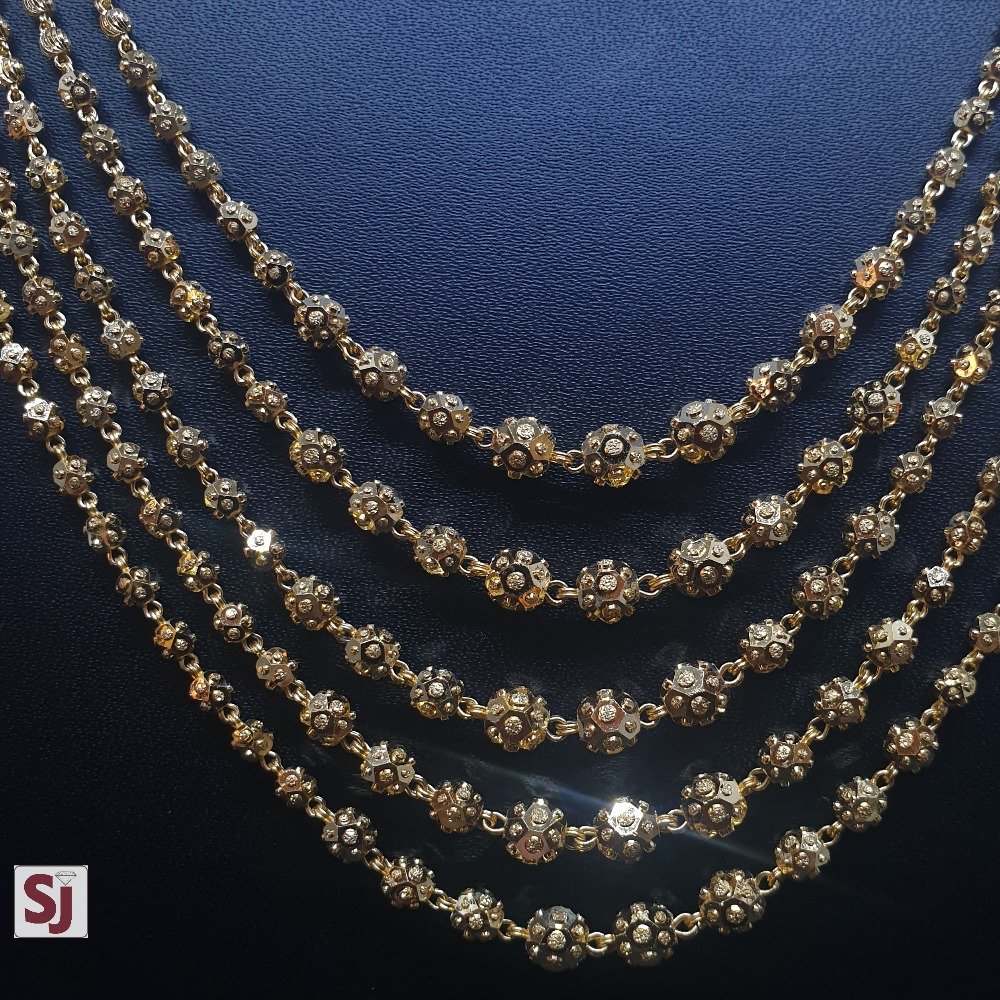 5 Line Football Cut Vertical Mala VMG-0113 Net Weight-48.050