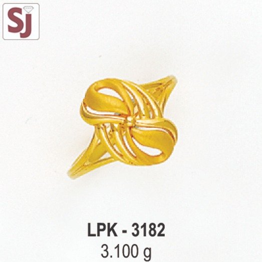 Ladies Ring Plain LPK-3182