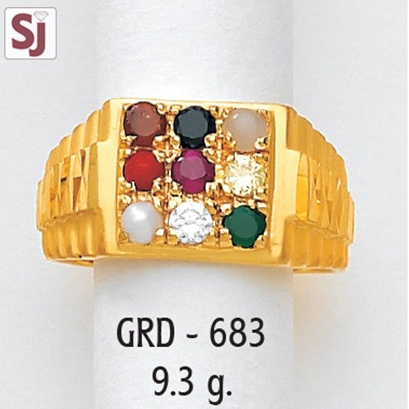 Navagraha Gents ring Diamond GRD-683