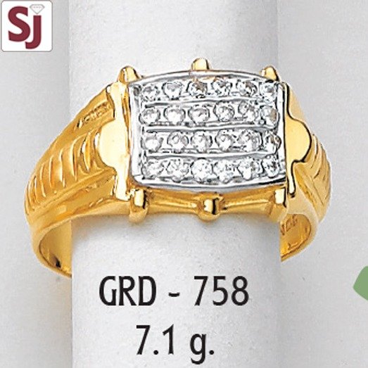 Gents Ring Diamond GRD-758