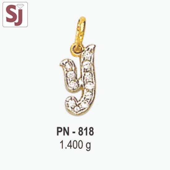 Alphabet Pendant PN-K-818