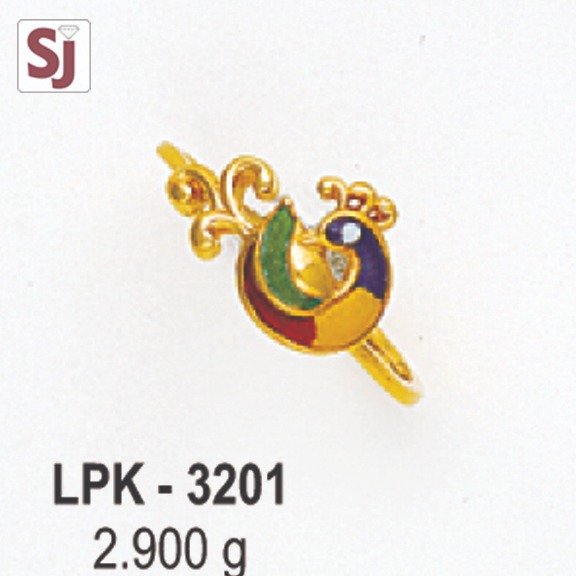 Peacock Ladies ring Plain LPK-3201