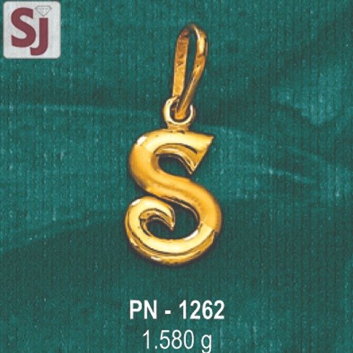 Letter Pendant PN-1262
