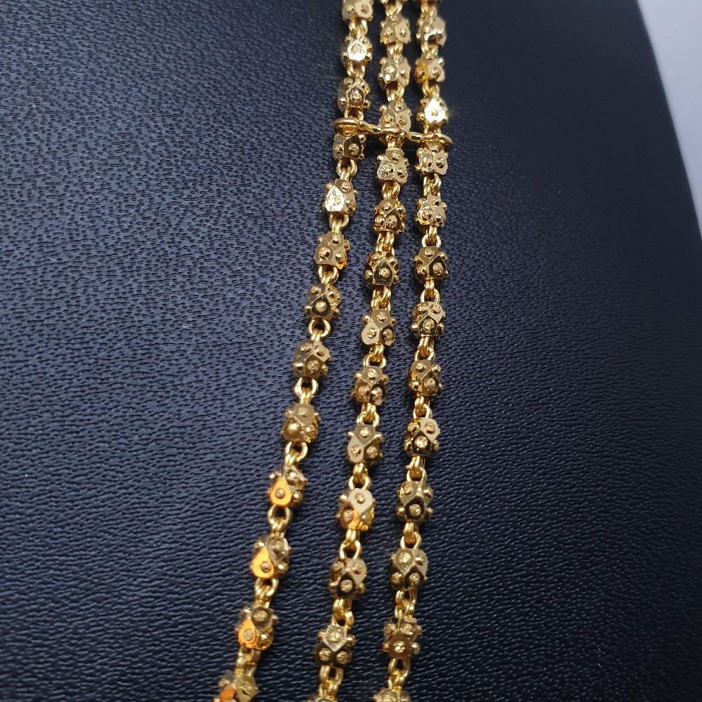 3 Line Football Vertical Mala VMG-0105 net weight-21.660