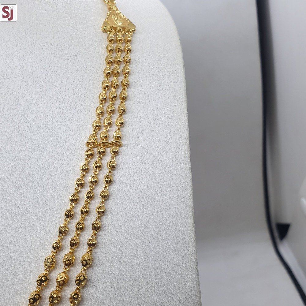 3 Line Football Cut Vertical Mala VMG-0146 Net Weight-28.010