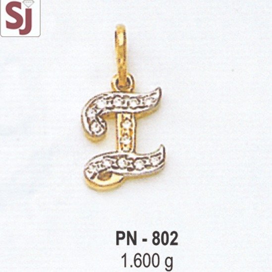 Alphabet pendant pn-802