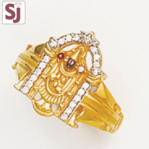 Tirupati Balaji Gents Ring Diamond GAD-K-1683