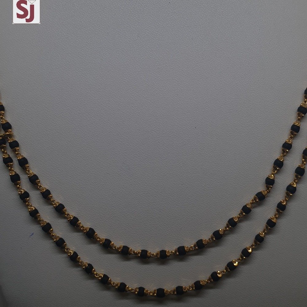 2 Line Black Tulsi Maala TMG-0017 Gross Weight-18.780 Net weight-16.590