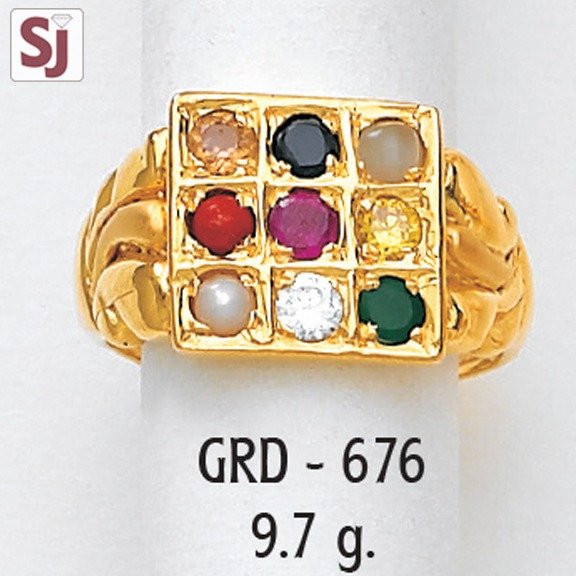 Navagraha Gents Ring Diamond GRD-676