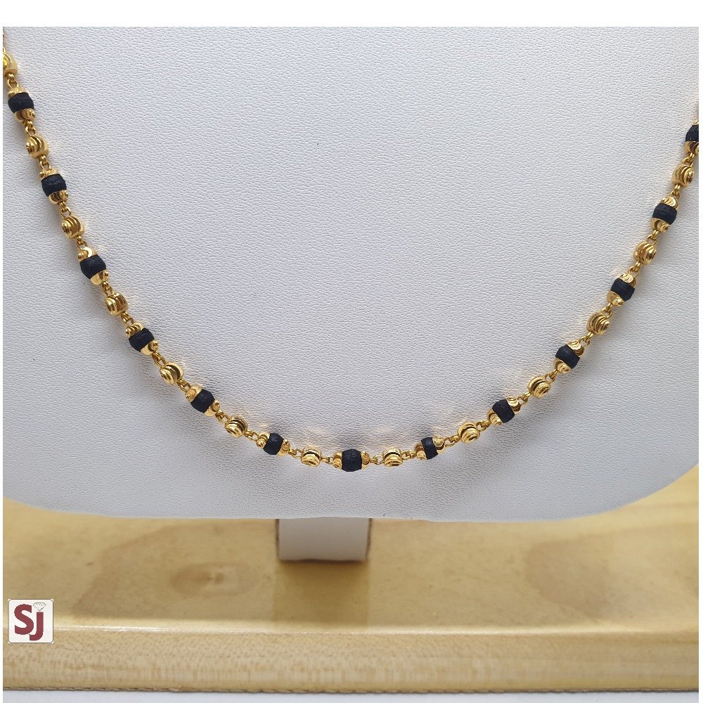 1 Line Black Tulsi Mala TMG-0013 Gross Weight-10.800 Net Net Weight-10.280