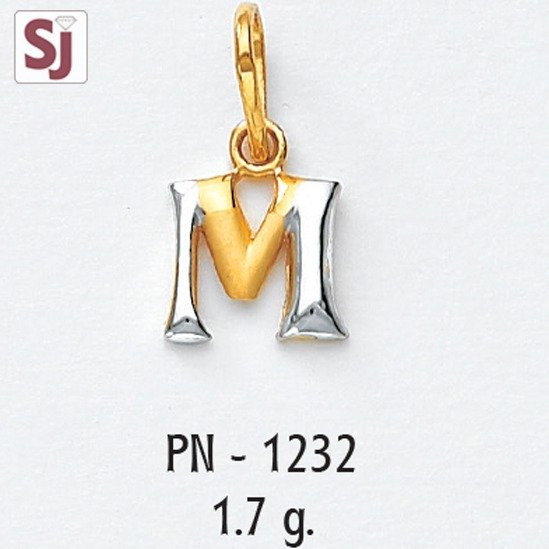 Alphabet Pendant PN-1232