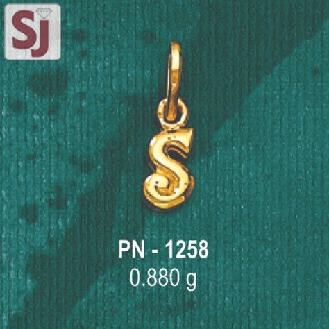 Letter Pendant PN-1258