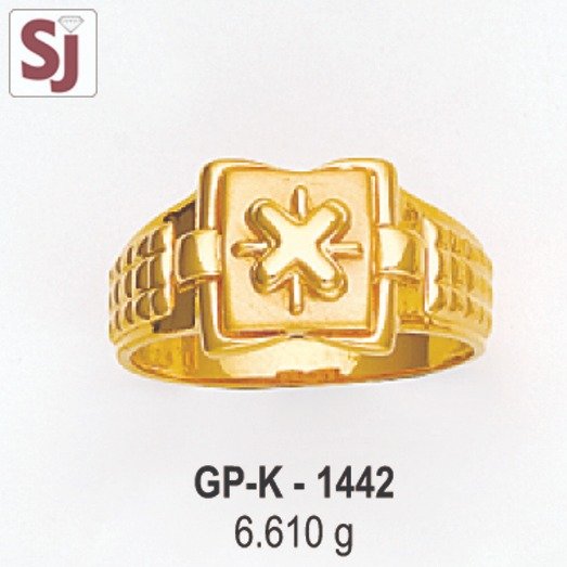 Gents ring plain gp-k-1442