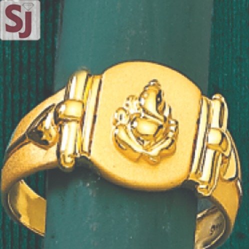 Ganpati Gents Ring Diamond GRD-1647