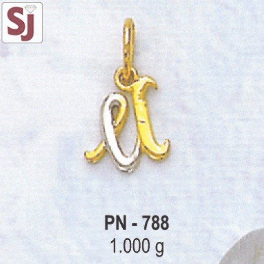 Alphabet Pendant PN-788