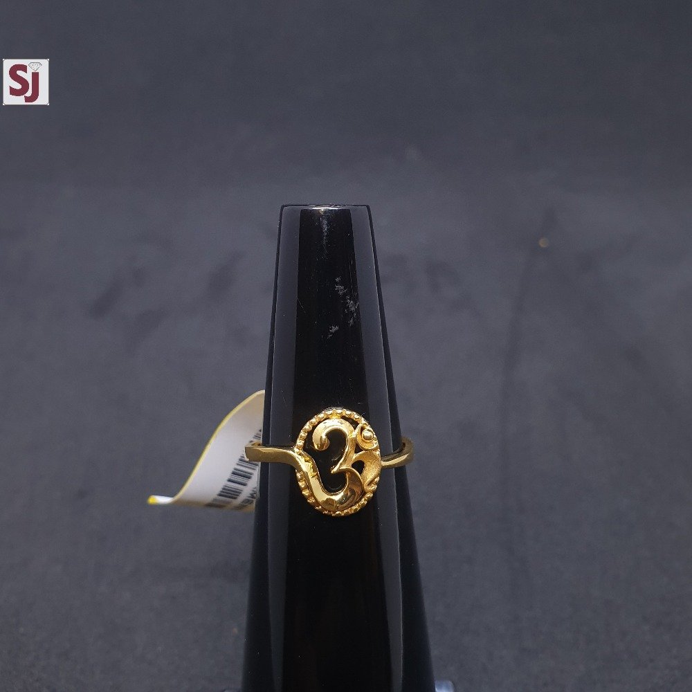 Om Ladies Ring Plain LRG-1023